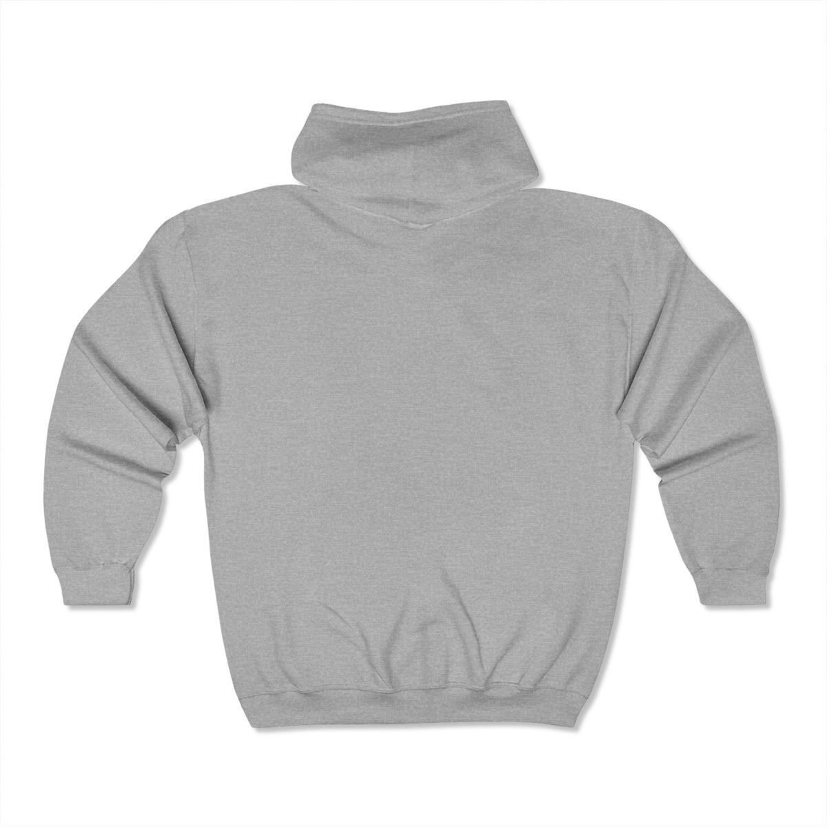 FAI Unisex Full Zip Hooded Sweatshirt in Grey